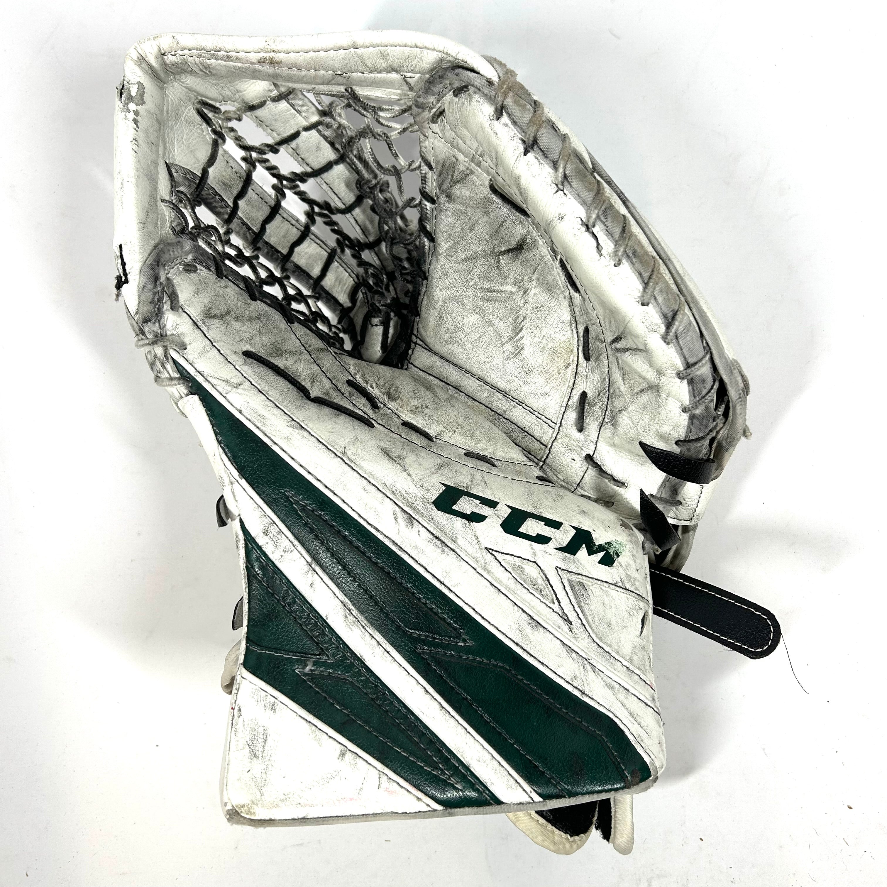 CCM Extreme Flex 4 - Gant de gardien de but Pro Stock d'occasion (vert)